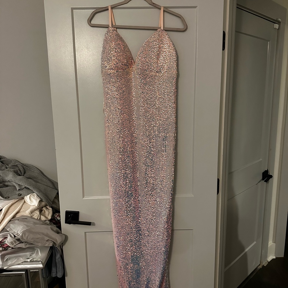 Fashion Nova Iridescent Sequin Dress
